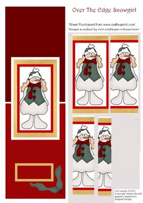 Over the Edge Snowgirl Design Sheet