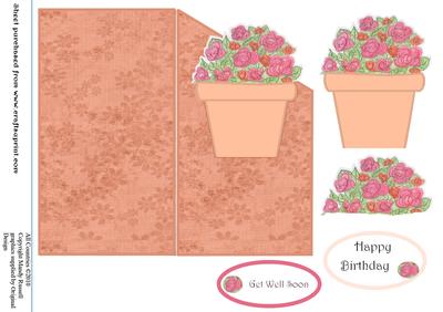 Cut Fold and Create Flower Pot