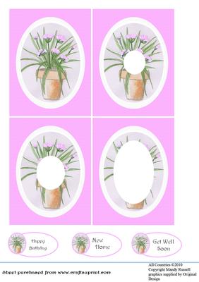 Pink Agapanthus Tunnel Sheet / Inverted Pyramid