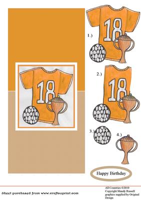 Orange Football Shirft