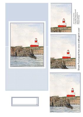 Over the Edge Lighthouse with Pyramid Toppers Design Sheet