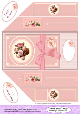 My Promise of Peonies Theatre Card Design Sheet
