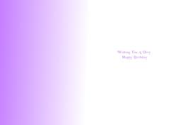 Lilac Wishing You a Very Happy Birthday