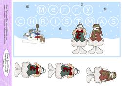 Flakey and Friends Extra Large Dl Card Design Sheet with Dec