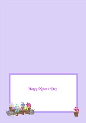 Happy Mothers Day A5 Landscape Insert