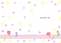 Doodle Flowers Happy Mothers Day A5 Portrait Insert