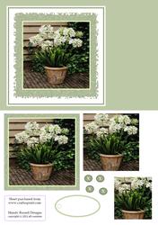 All Occasions Agapanthus Stacker Card Front Design Sheet