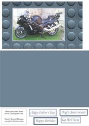 Quick and Easy Biker Mat and Layer Card
