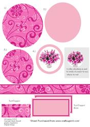 Step by Step Matting and Layer Pyramid Cirlce Design Sheet