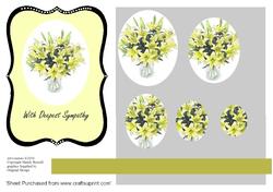With Deepest Symathy Pyramid Design Sheet