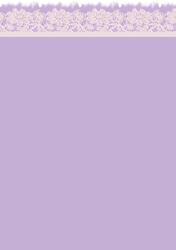 Lilac Lace Edge Vellum, Insert or Backing Paper