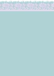 Pale Blue Lace Edge Vellum, Insert or Backing Paper