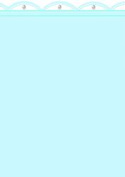 Baby Blue Lace Edge with Pearls Vellum Insert or Backing Pap
