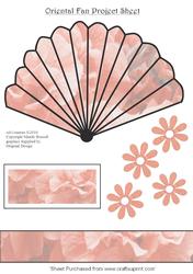 Salmon Oriental Fan Project Sheet
