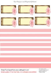 Faux Frames Text Toppers with Digital Ribbons