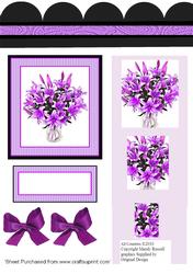 Pyramid Stacker Sheet Vase of Lilies