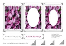 Easter or with Deepest Sympathy Tunel Design Sheet