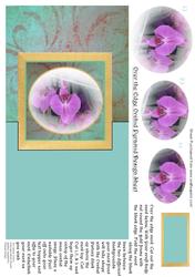Orchid Over the Edge and Pyramid Design Sheet