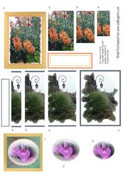 3 Projects on One Sheet - Floral