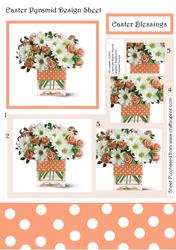 Easter Pyramid Tank Vase Pyramid Design Sheet