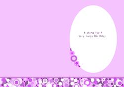 Lilac A5 Portrait Insert