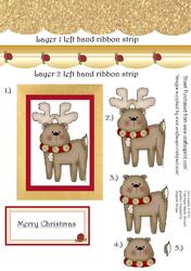 Reindeer Step by Step Decoupage