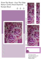 From the Heart Range Over the Edge Roses Centre Panel Design