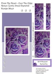 From the Heart Range Over the Edge Roses Centre Panel Design