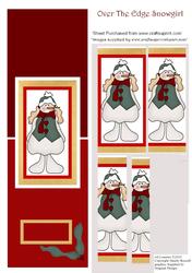 Over the Edge Snowgirl Design Sheet