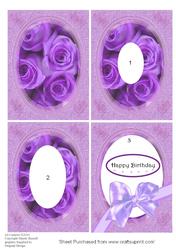 Purple Roses Tunnel / Invertage Design Sheet
