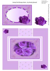 Roses and Pearls Swing Card
