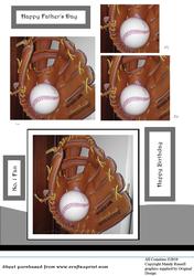 Catchers Mitt - No.1 Baseball Fan Unusual Pyramid Stacker D