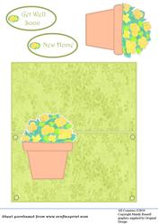 From the Heart Over the Edge Flower Pot