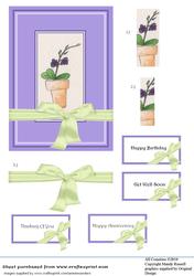 Purple Debdrobium Stacker Design Sheet