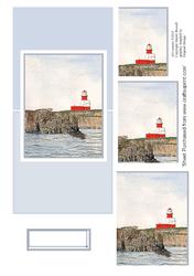 Over the Edge Lighthouse with Pyramid Toppers Design Sheet