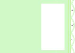 Mint Green A5 Faux Lace Edge with Pearls Insert