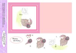 Henriette Playing Tennis Decoupage Design Sheet