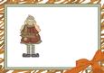 Flakey and Friends Christmas Landscape Insert for an A5 Card