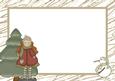 Flakey and Friends Christmas Landscape Insert for an A5 Card