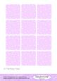 2 Inch Tea Bag Tiles Lilac with White Spots