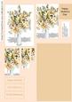 Peach Lilies Pyramid Stacker Design Sheet