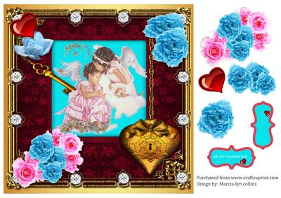 Angel of Love Decoupage Card