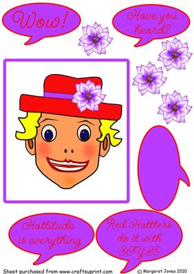 Red Hat Lady Announcement Topper