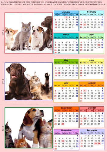 Cats n Dogs Calendar 2025