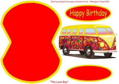 Love Bus Wobble Card