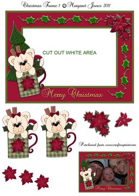 Christmas Photo Frame Keepsake Card