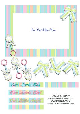 Baby Keepsake Photo Frame - Boy or Girl