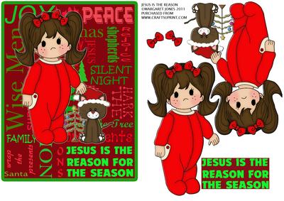 The Reason for the Season Card (red)
