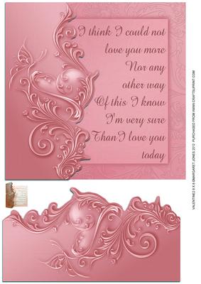 Valentine #2 8x8 Card