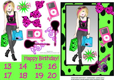 Teenager Birthday Card